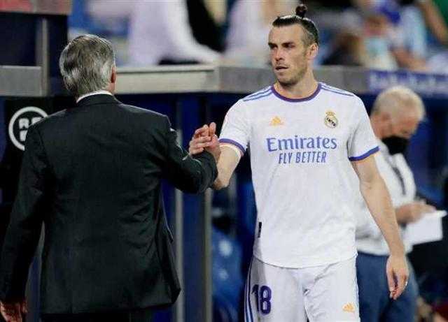 أنشيلوتي يؤكد رحيل جاريث بيل عن ريال مدريد