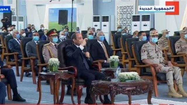 الرئيس السيسي: «الجيش لم يحارب الإرهاب فقط.. بل وقف ضد التخلف وعدم القدرة»