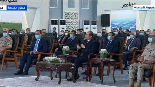 الرئيس السيسي: مشروع مستقبل مصر لا يقتصر على زراعة القمح فقط