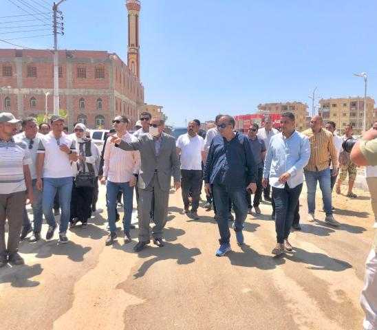 محافظ كفر الشيخ يتفقد أعمال التطوير بالمصيف استعدادا لاستقبال المصطافين