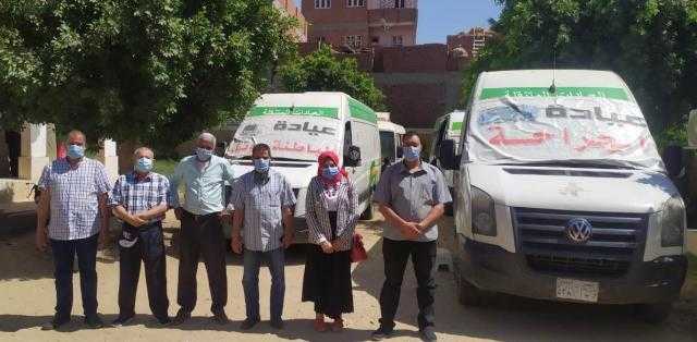 حياة كريمة ببني سويف: الكشف وتوفير العلاج لــ1300 مواطن بقفطان في سمسطا