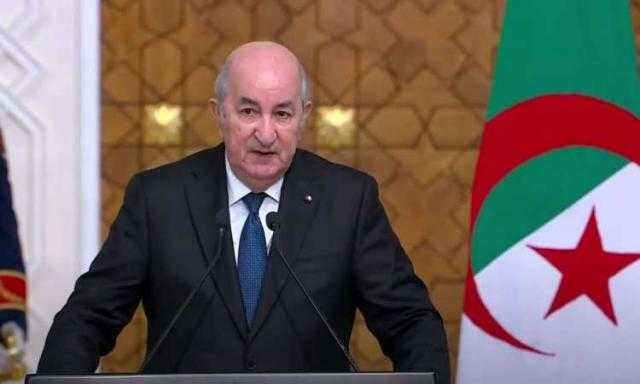 الرئيس الجزائرى يبحث مع الحكومة غدا مسائل متعلقة بالاستثمار والإسكان