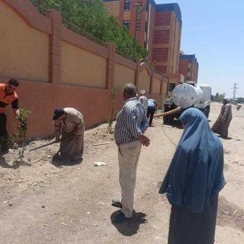 محافظ أسيوط: تشجير مدارس وشوارع وميادين للحفاظ على البيئة احتفالا بيومها العالمي.. صور