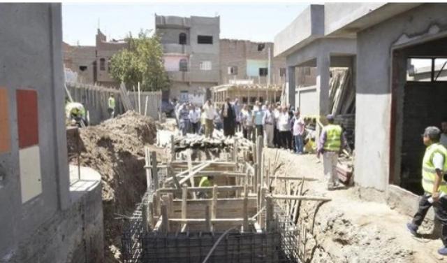 محافظ أسيوط يتفقد أعمال إنشاء محطة رفع بني طالب والكلابات الغربية بالفتح