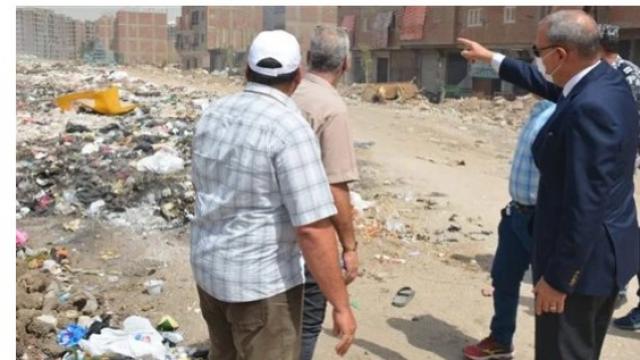 محافظ القليوبية يتابع أعمال النظافة وتوسعة الطرق