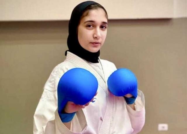 حبيبة ماجد تتوج بذهبية الدوري العالمي للكاراتيه