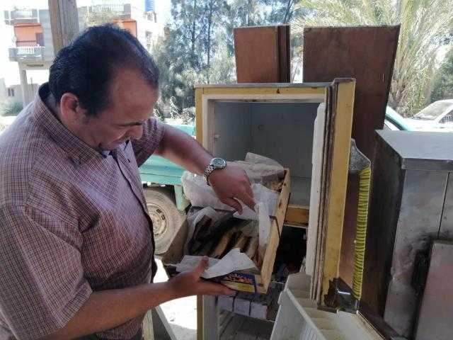بالصور.. ضبط 1053 كيلو لحوم وأسماك ودواجن غير صالح في حملة لبيطري كفر الشيخ