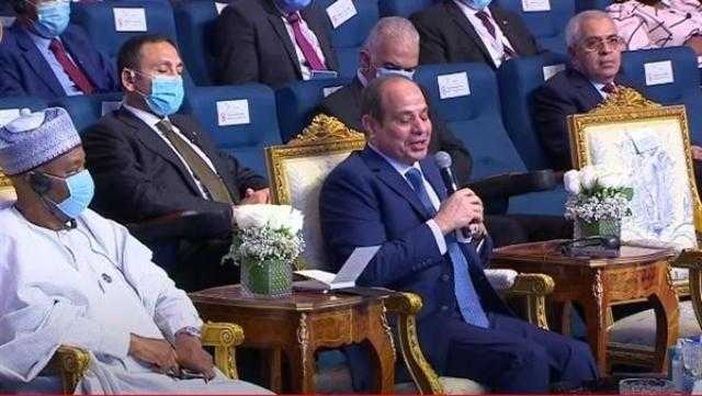 الرئيس السيسي: يجب وضع خطوات ملموسة لتحقيق حلم القارة الإفريقية في تغيير الواقع