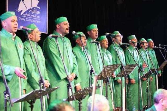 فرقة الجازولية تحيي حفلا في ساقية الصاوي بالقصائد الصوفية