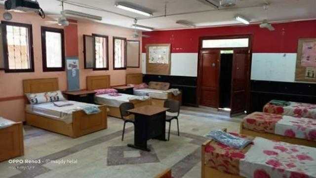 19 استراحة جاهزة لاستقبال مراقبي امتحانات الثانوية العامة في الفيوم
