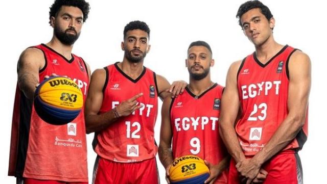 جلسة تصوير لمنتخب مصر للسلة قبل انطلاق مباريات كأس العالم