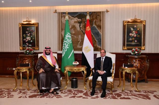 الرئيس السيسي وولي العهد السعودي