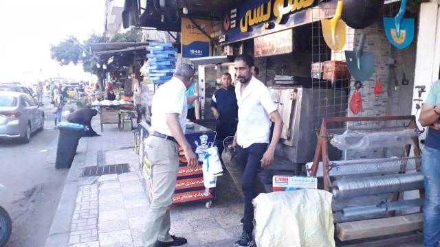ضبط 650 حالة إشغال بحملة مكبرة على كورنيش الإسكندرية