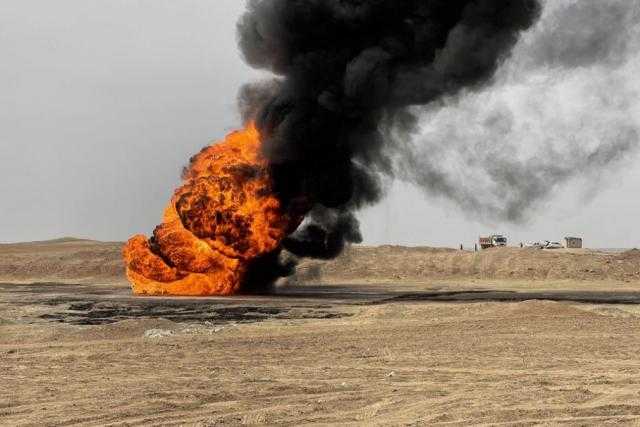 هجوم صاروخي يستهدف حقلا للنفط في كركوك بالعراق