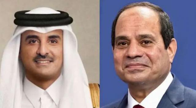 بث مباشر.. الرئيس السيسي يستقبل أمير قطر في زيارة رسمية لمصر