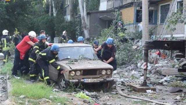 انفجارات قوية تهز مدينة ميكولايف الأوكرانية