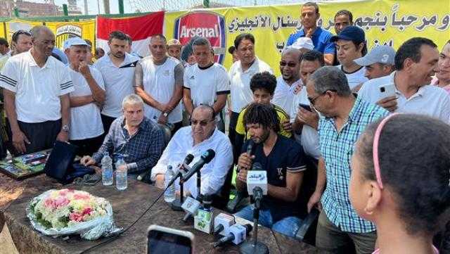 المقاولون العرب يكرم النني في قطاع الناشئين