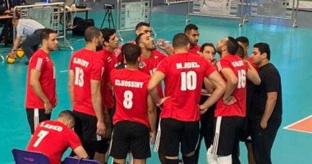 منتخب رجال الطائرة يحتل المركز الثامن فى دورة ألعاب البحر المتوسط