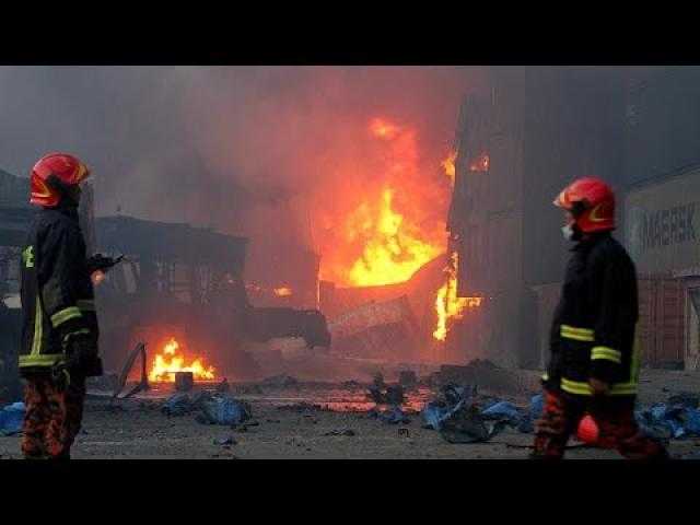 إجلاء 120 شخصا جراء حريق في مبنى من 19 طابقا بلندن