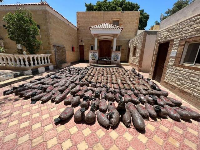 جانب من المضبوطات