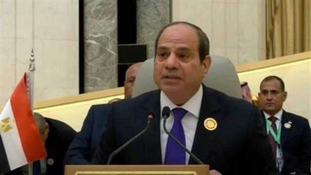 الرئيس السيسي: حان الوقت لكي تتضافر الجهود لنضع نهاية للصراعات المزمنة
