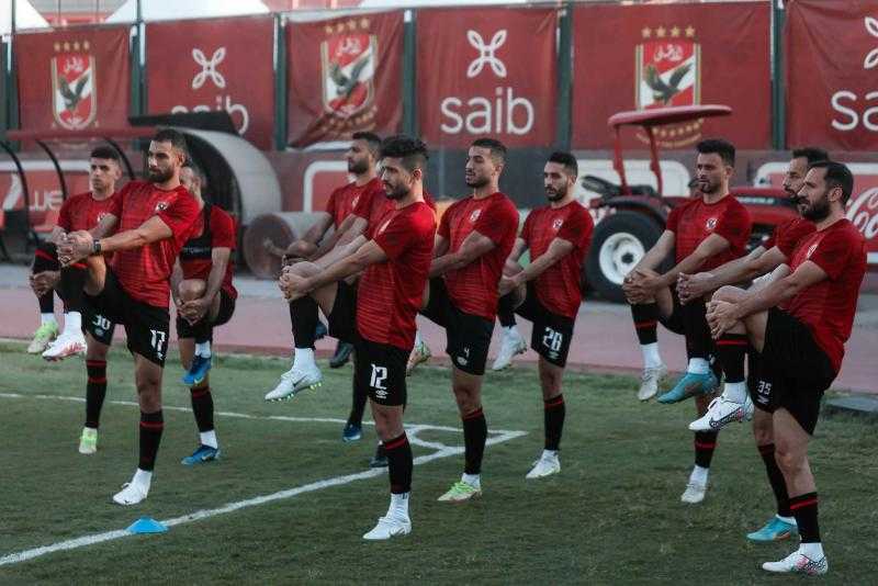 تركيز وحماس في بداية تحضير الأهلي لموقعة نهائي الكأس.. صور