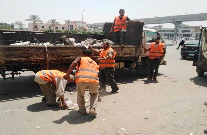 محافظ الجيزة يوقع غرامة على شركة النظافة بشمال للتقصير في العمل