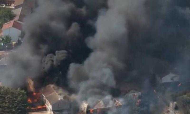 إطفاء لندن: زيادة فى الحرائق فى أنحاء العاصمة فى ظل ارتفاع قياسى للحرارة