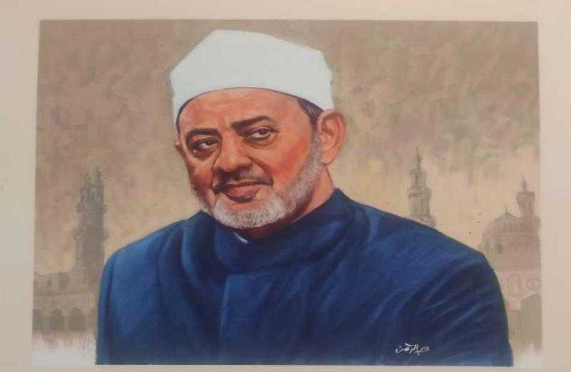 «الطيب» بريشة فنانين عالميين من 7 دول في ملتقى الأزهر العالمي لفن الكاريكاتير | صور