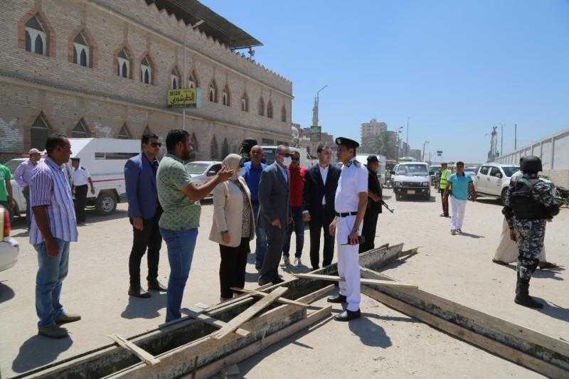 بالصور.. محافظ كفر الشيخ يتفقد أعمال التطوير في موقف كفر الشيخ العمومي