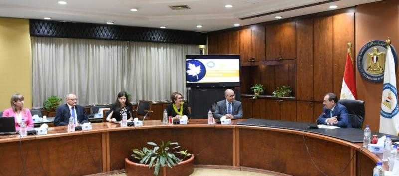 وزير البترول يستقبل رئيسة المؤسسة الملكية الكندية لسك العملة