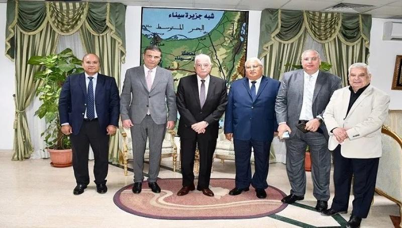 رئيس البنك الزراعي المصري يبحث مع محافظ جنوب سيناء تعزيز جهود التنمية في المحافظة