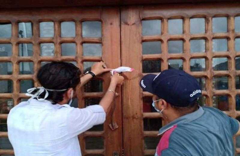 غلق 6 مقاه وكافيهات ومخالفة فى قرى طنطا