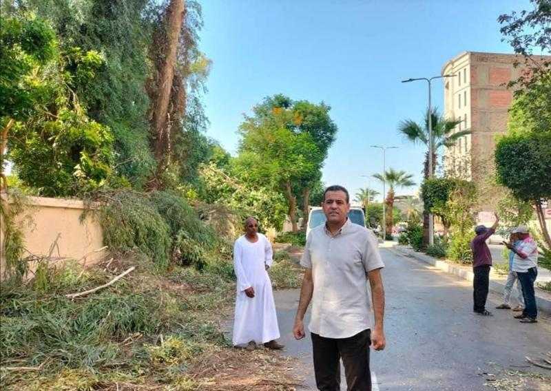 رئيس مدينة الأقصر يقود حملات بشارع خالد بن الوليد |صور