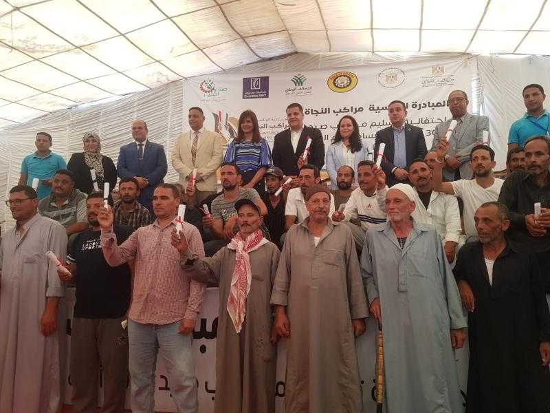 تفعيلًا لمبادرة ”مراكب النجاة”.. تسليم 30 مركبًا لصغار الصيادين بشربين في الدقهلية