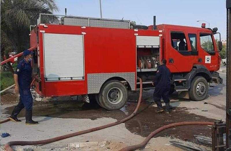 نشوب حريق بكنيسة أبوسيفين بالجيزة ورجال الإطفاء يحاولون إخماده