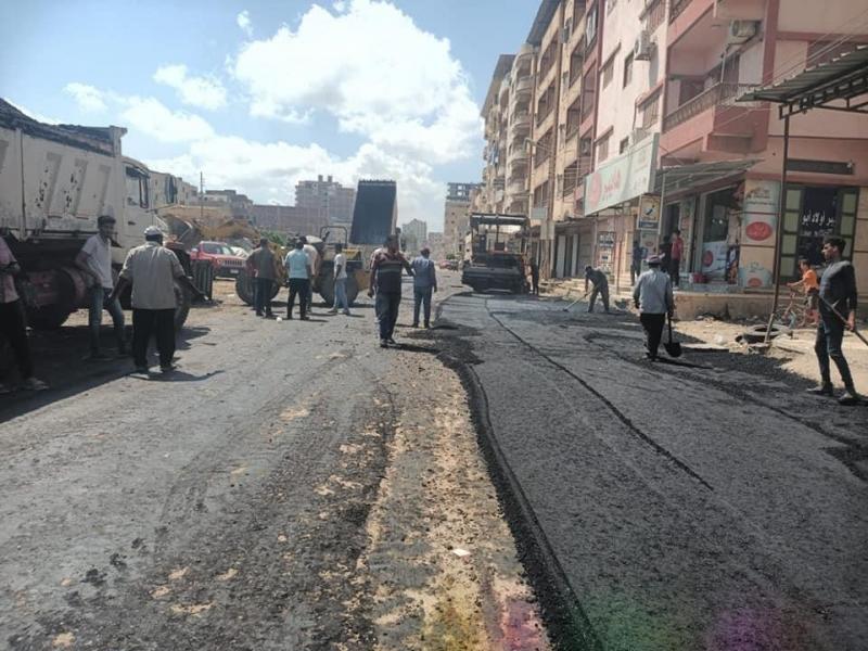 رئيس مركز بلطيم: رصف عدد كبير من الشوارع الداخلية والطرق بالمدينة والقرى | صور