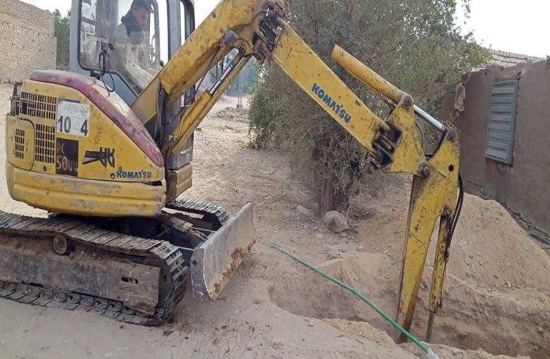 الانتهاء من تركيب خطوط المياه بطول شارع أحمد عرابي بشبرا الخيمة