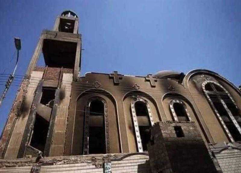 مدير أمن الجيزة يكشف تفاصيل حريق كنيسة أبو سيفين في إمبابة