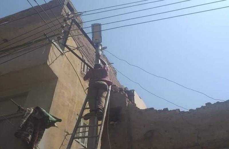 ترشيد الكهرباء بمركز المحلة في محافظة الغربية