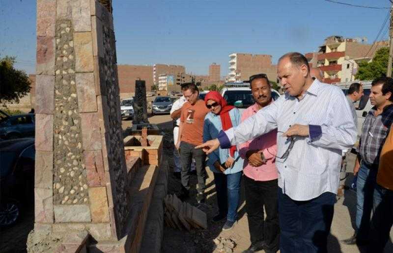 محافظ أسيوط يتفقد الأعمال النهائية لتطوير مسار رحلة العائلة المقدسة بطريق دير درنكة |صور