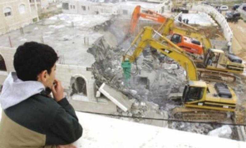 الاحتلال يهدم منزلا قيد الإنشاء فى الضفة الغربية