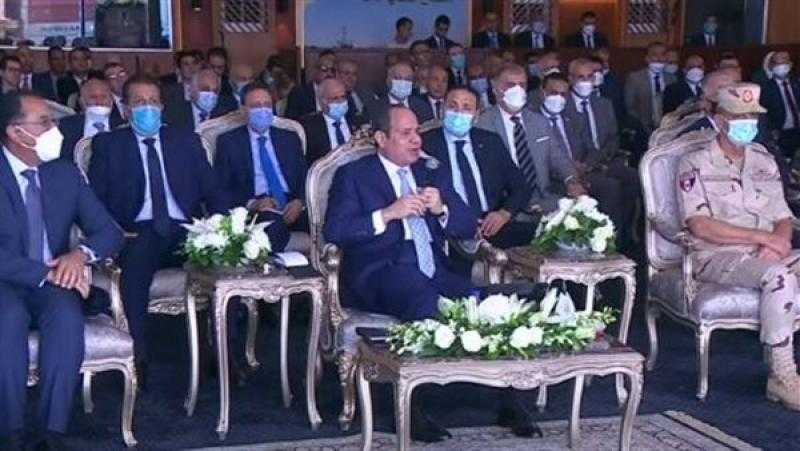 الرئيس السيسي: دخول حقل ظهر الخدمة ساعد الحكومة في تسعير الطاقة بأقل من الأسعار العالمية
