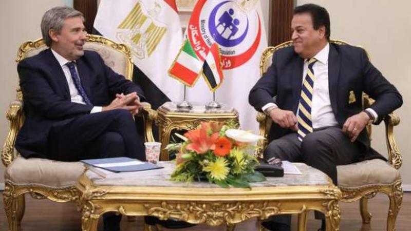 وزير الصحة: ندعم جهود إيطاليا في مجال صناعة الدواء وتطويرها بمصر