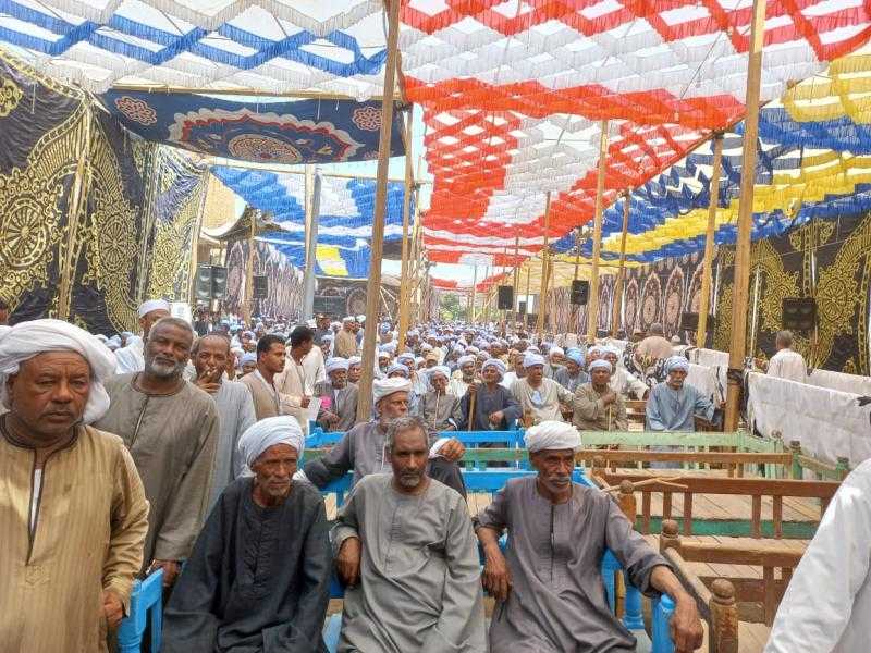 إتمام مراسم صلح بين قبيلتين بمدينة كوم أمبو بأسوان بعد صراع 9 أشهر | صور