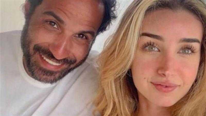 هنا الزاهد تحتفل مع أحمد فهمي بـ عيد زواجهم