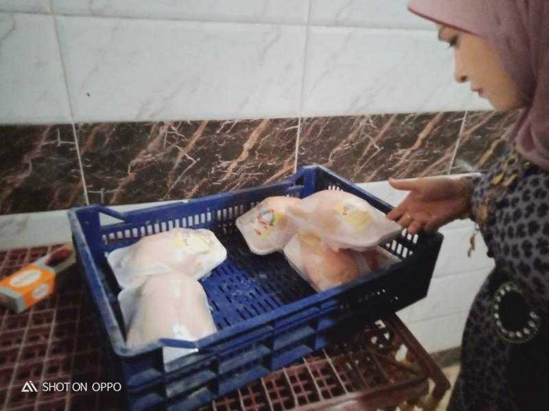 ضبط 876 كجم لحوم دواجن غير صالحة للاستهلاك الآدمي بعدد من المجازر بالحامول