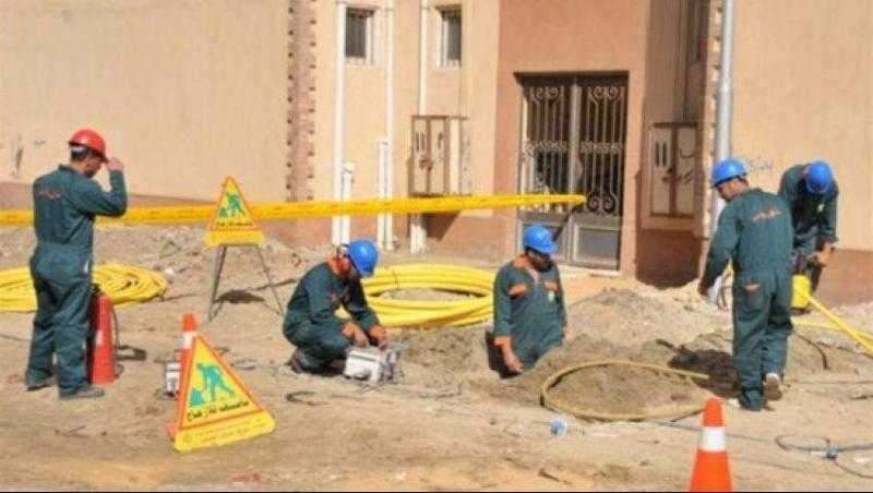 شركة الغاز تناشد مواطني مدينة بيلا سرعة التعاقد علي توصيل الخدمة إلى المنازل