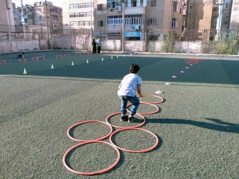 تدريبات رياضية وتنمية القدرات الابداعية لـ” القادرون باختلاف” بسيدي سالم كفر الشيخ