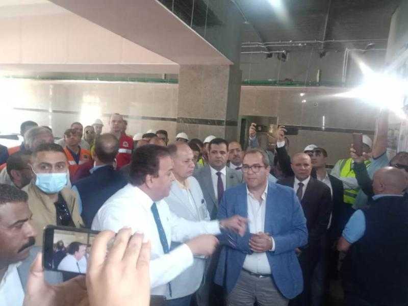 وزير الصحة ومحافظ أسيوط يتفقدا مشروع إنشاء مستشفى منفلوط النموذجي بتكلفة 266 مليون جنيه